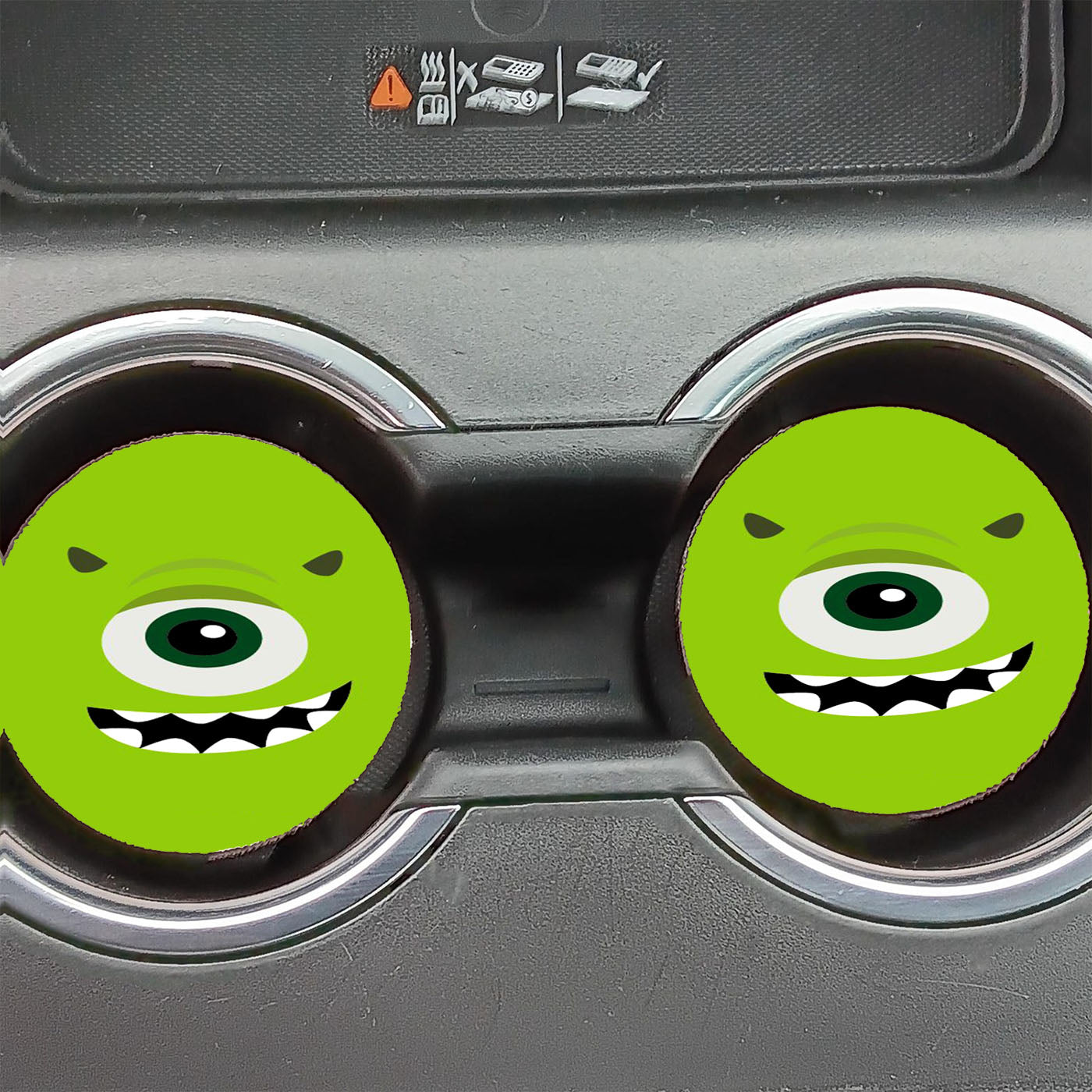 Mike Eye Monsters Inc Car Coasters