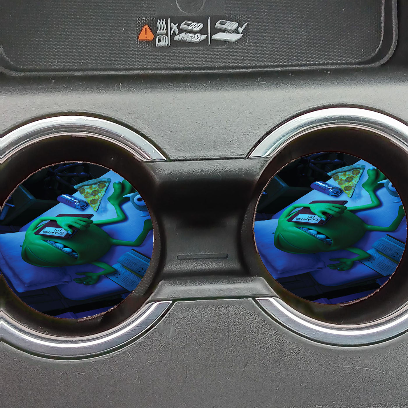Mike Wazowski Sleep Monster University Car Coasters
