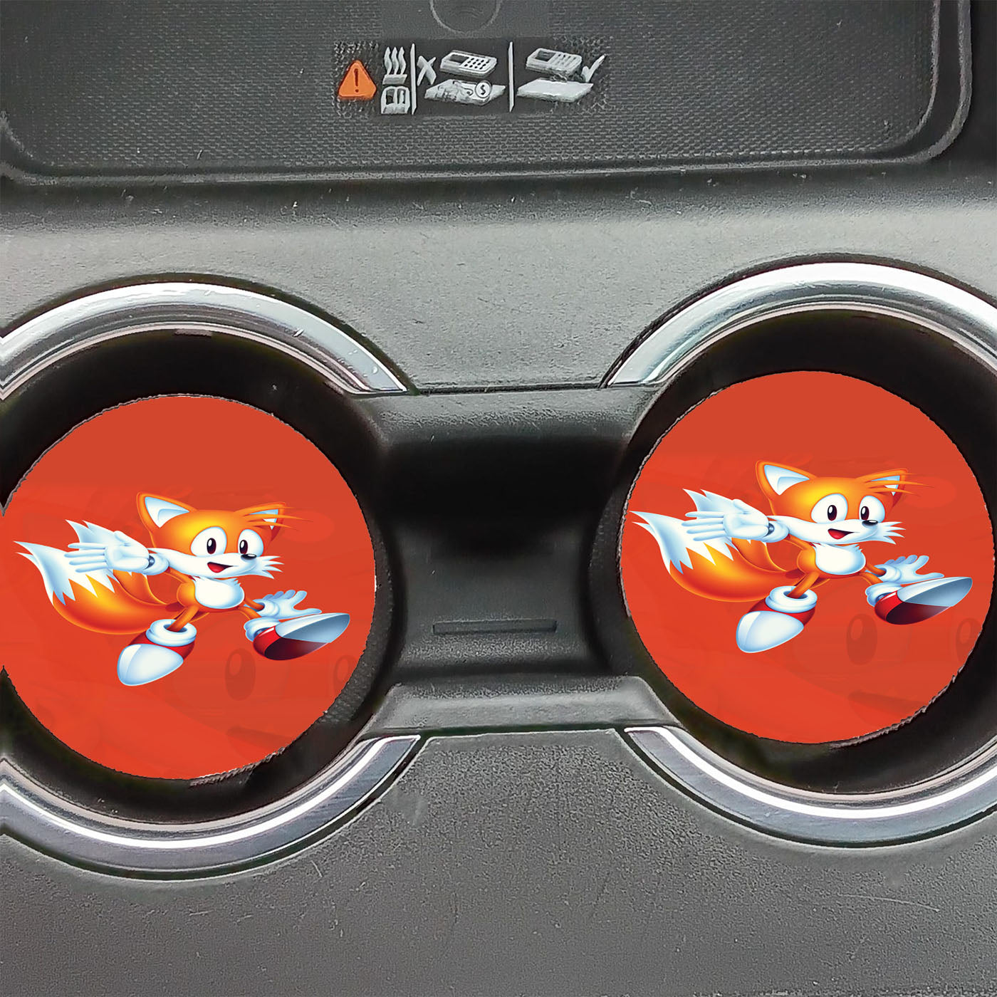 Miles Tails Power Classic Sonic World Car Coasters