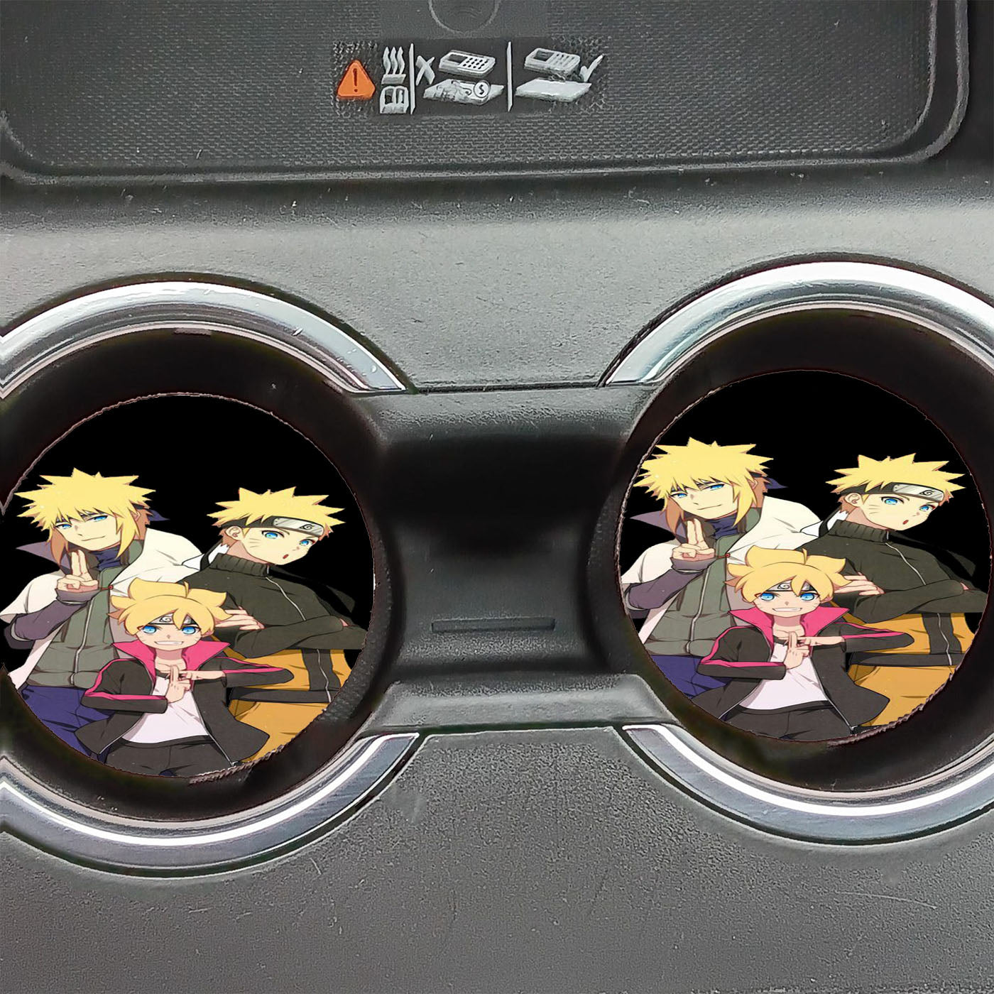Minato Naruto Boruto Car Coasters