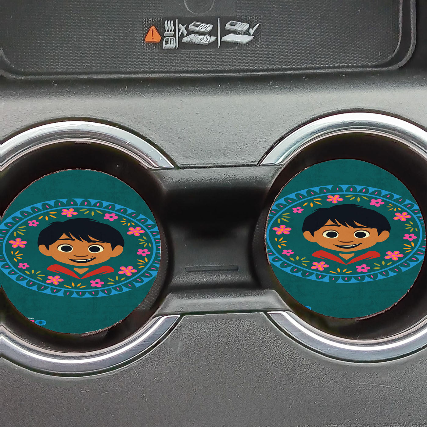 Minimalist Miguel Of Disney Coco Car Coasters