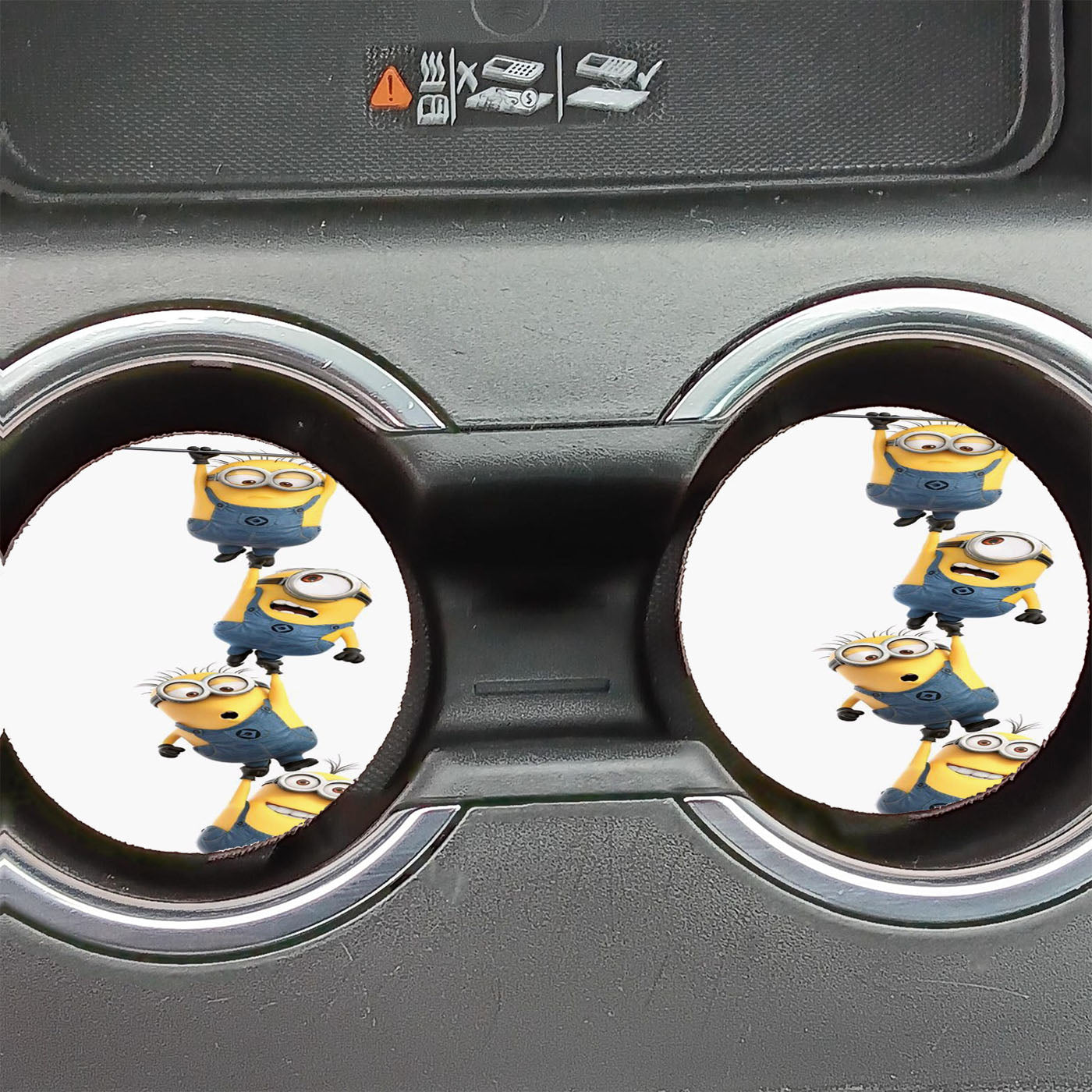 Minion 4 Car Coasters