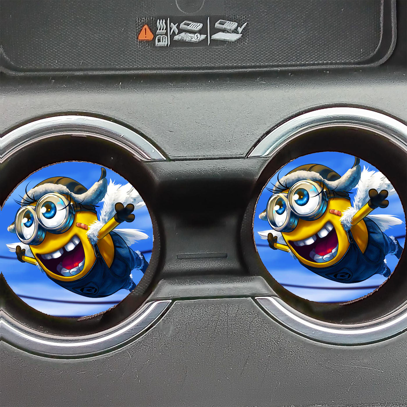 Minion Bird Car Coasters