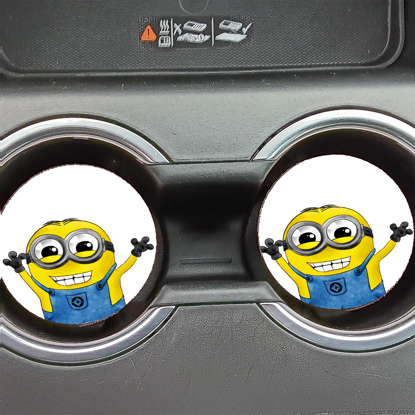 Minion Bob Car Coasters