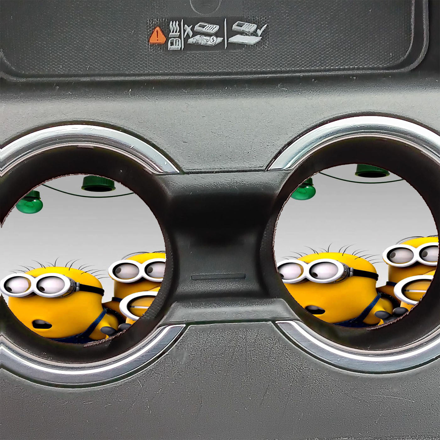Minion Christmas Car Coasters