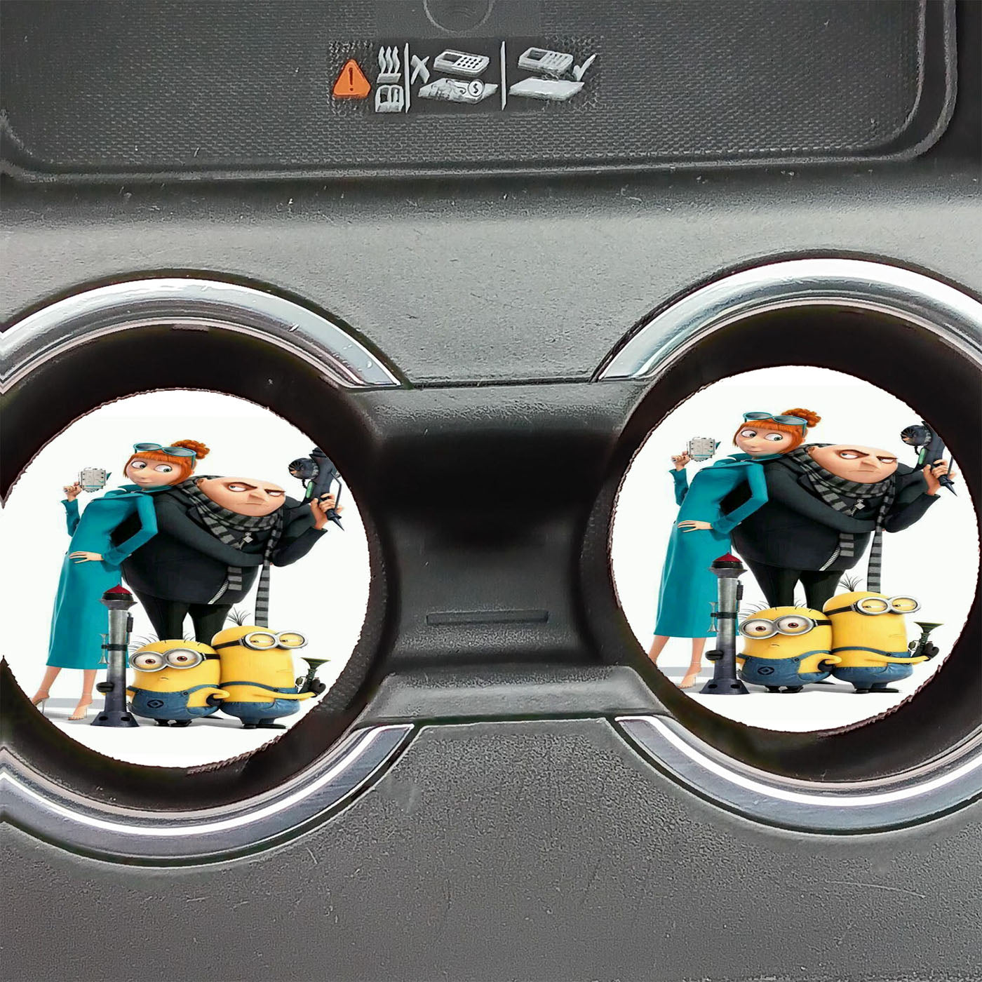 Minion Cover Disney Car Coasters