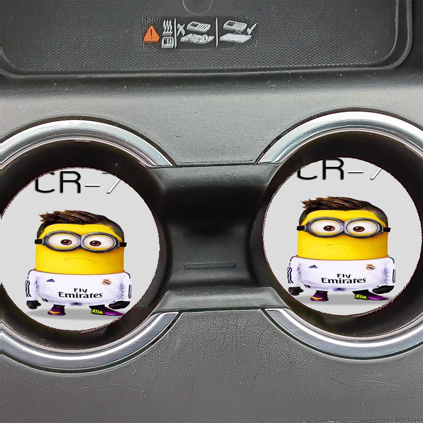 Minion Cr-7 Car Coasters