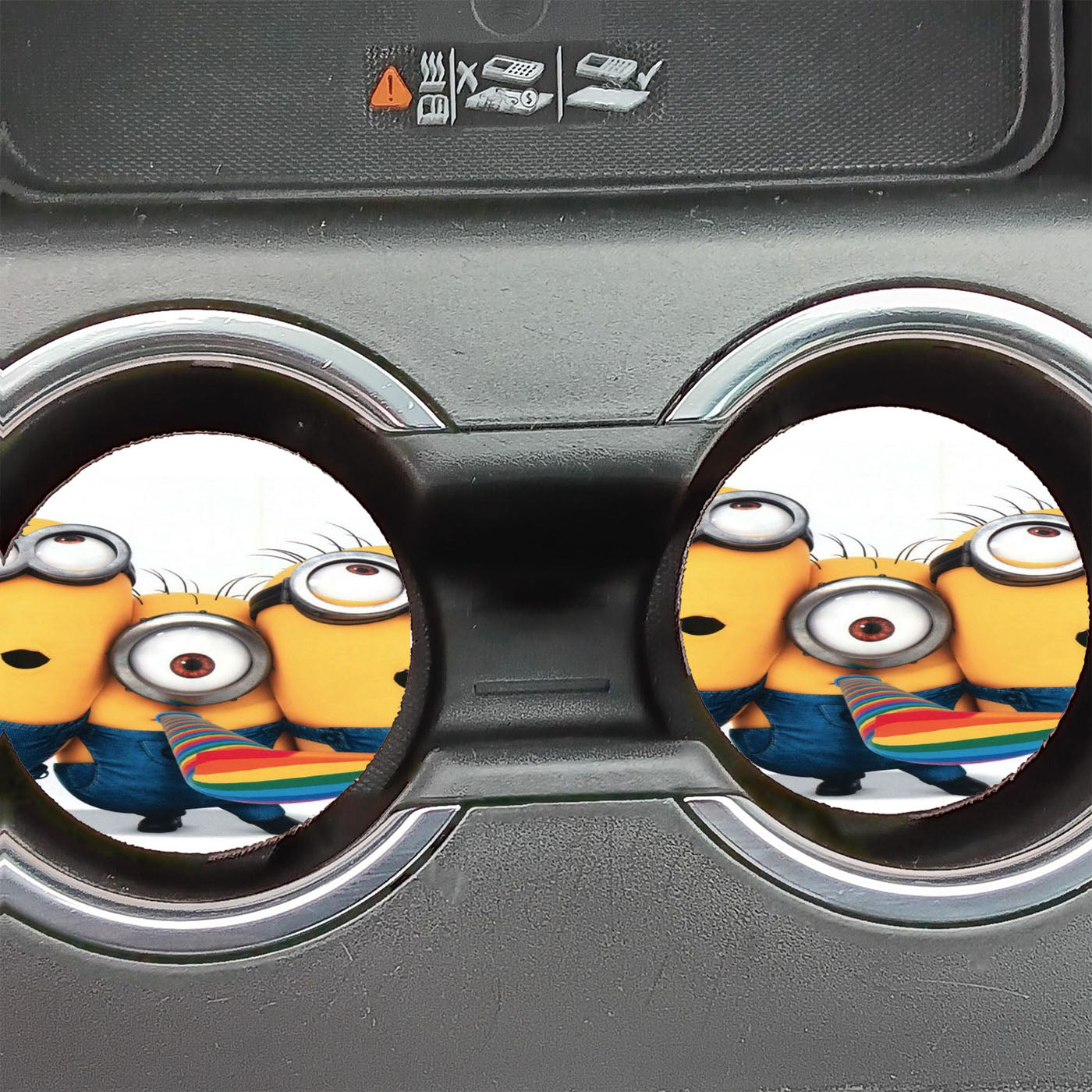 Minion Cute Car Coasters