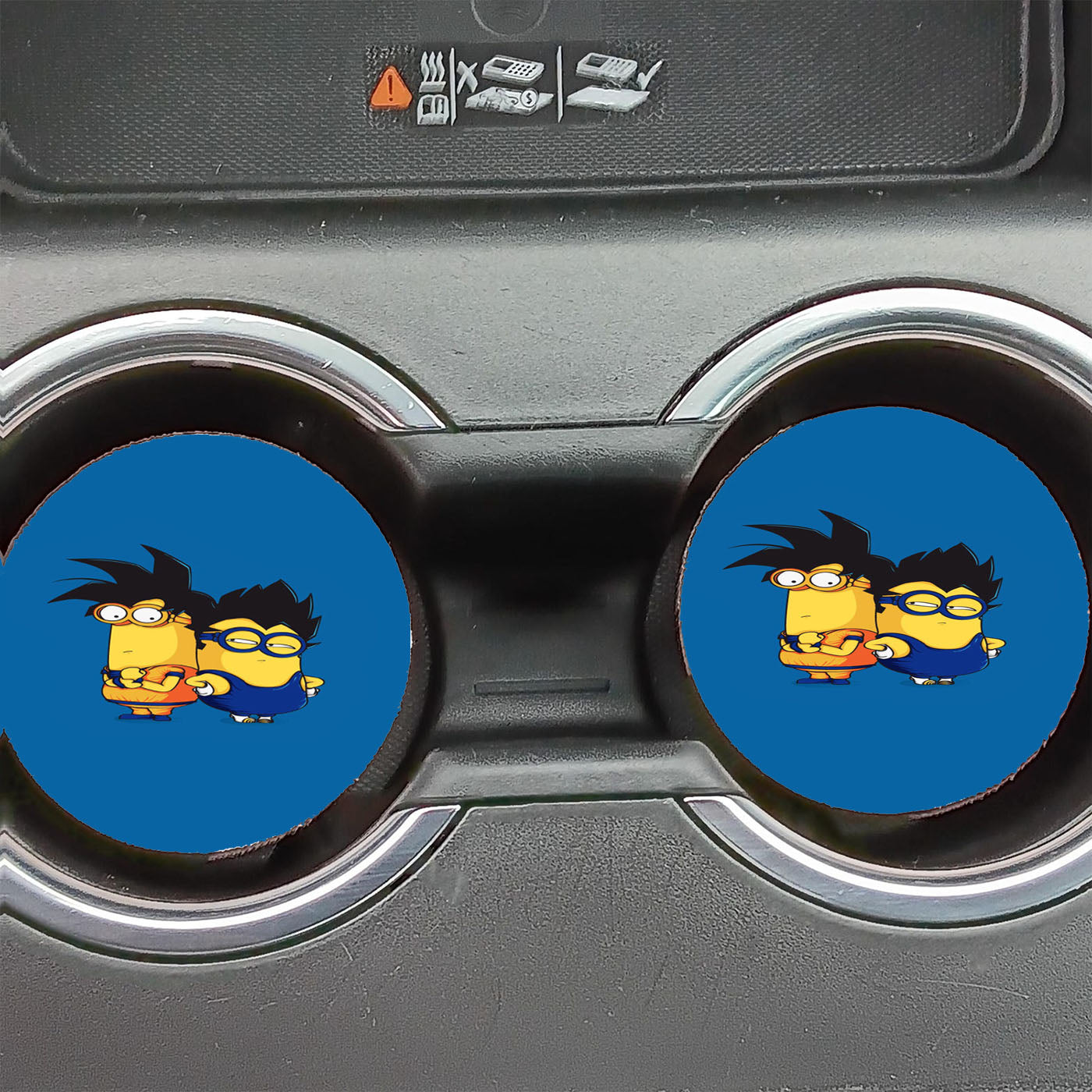 Minion Dragonball Version Car Coasters