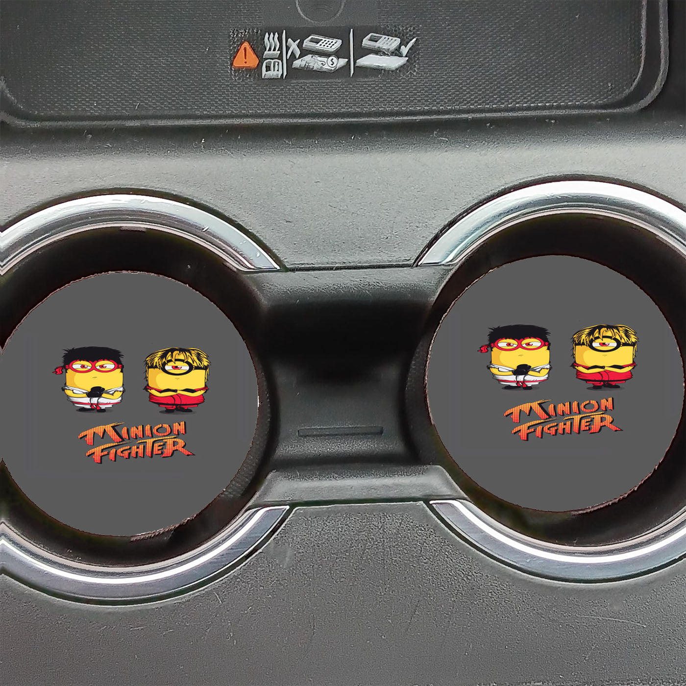 Minion Fighter Car Coasters