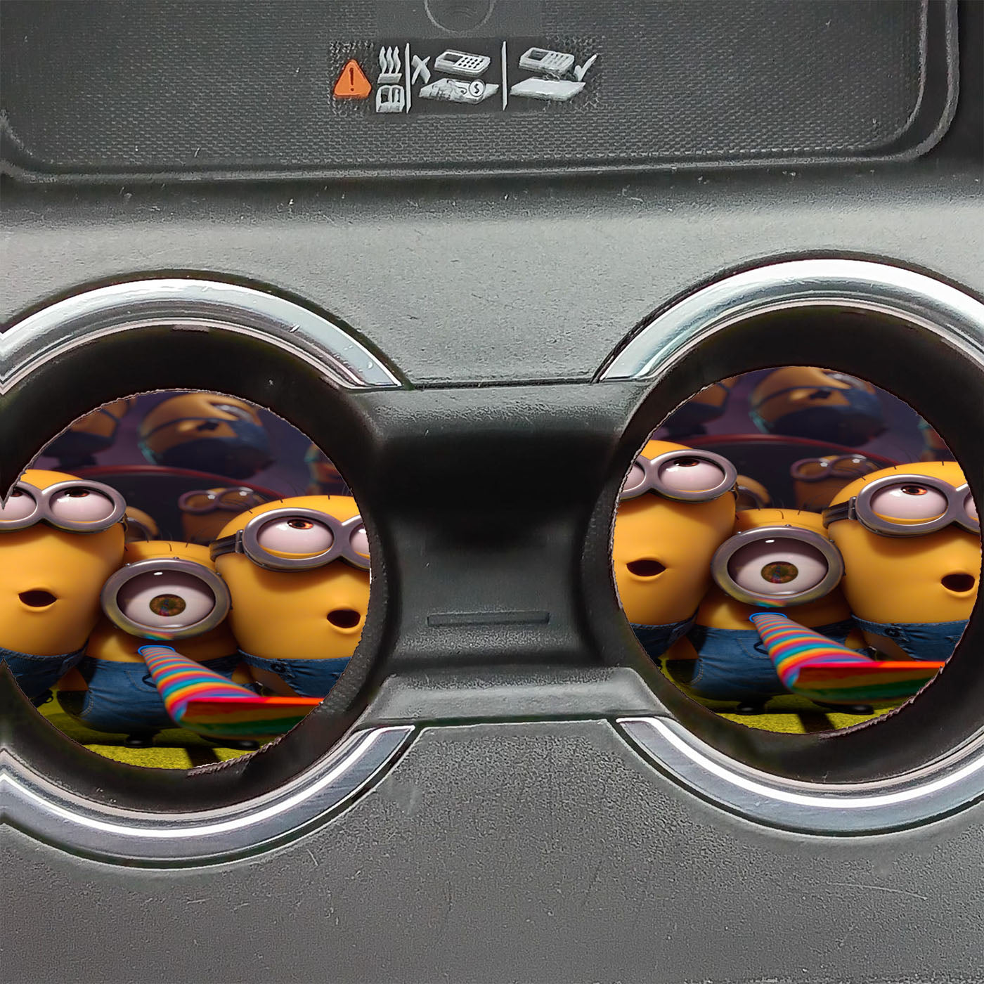 Minion Fun Car Coasters