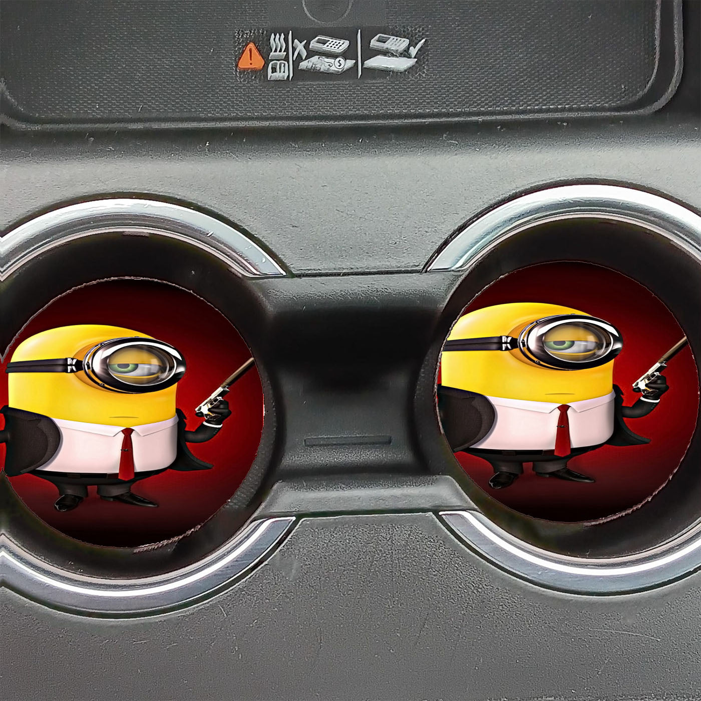 Minion Gangster Car Coasters