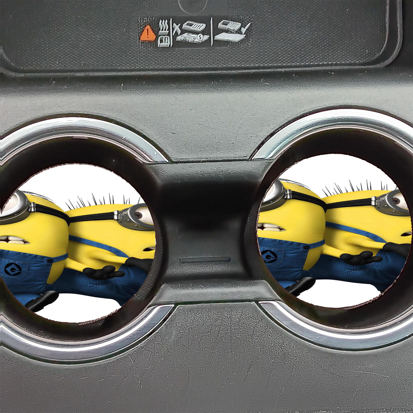 Minion Hungry Car Coasters