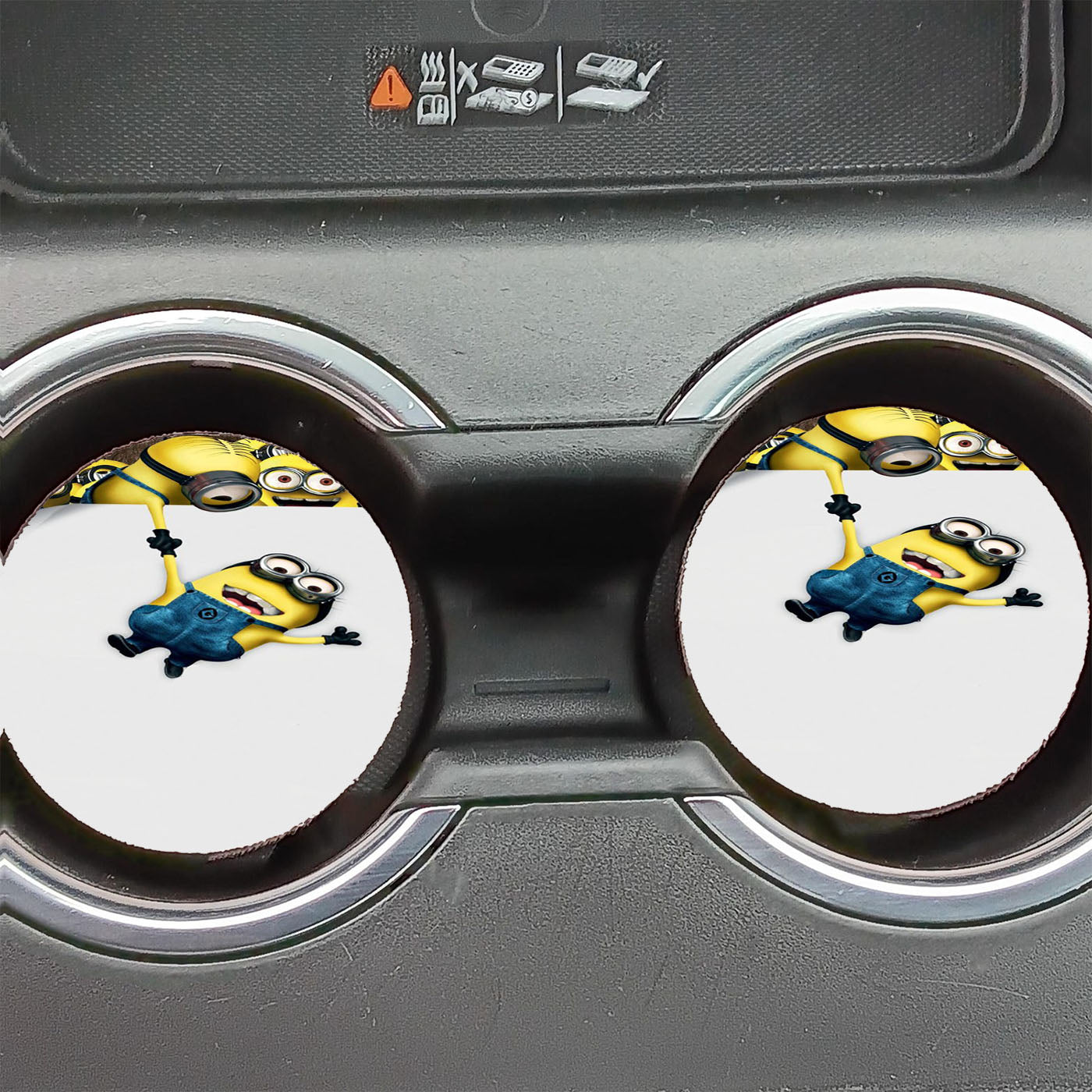 Minion Judge Car Coasters