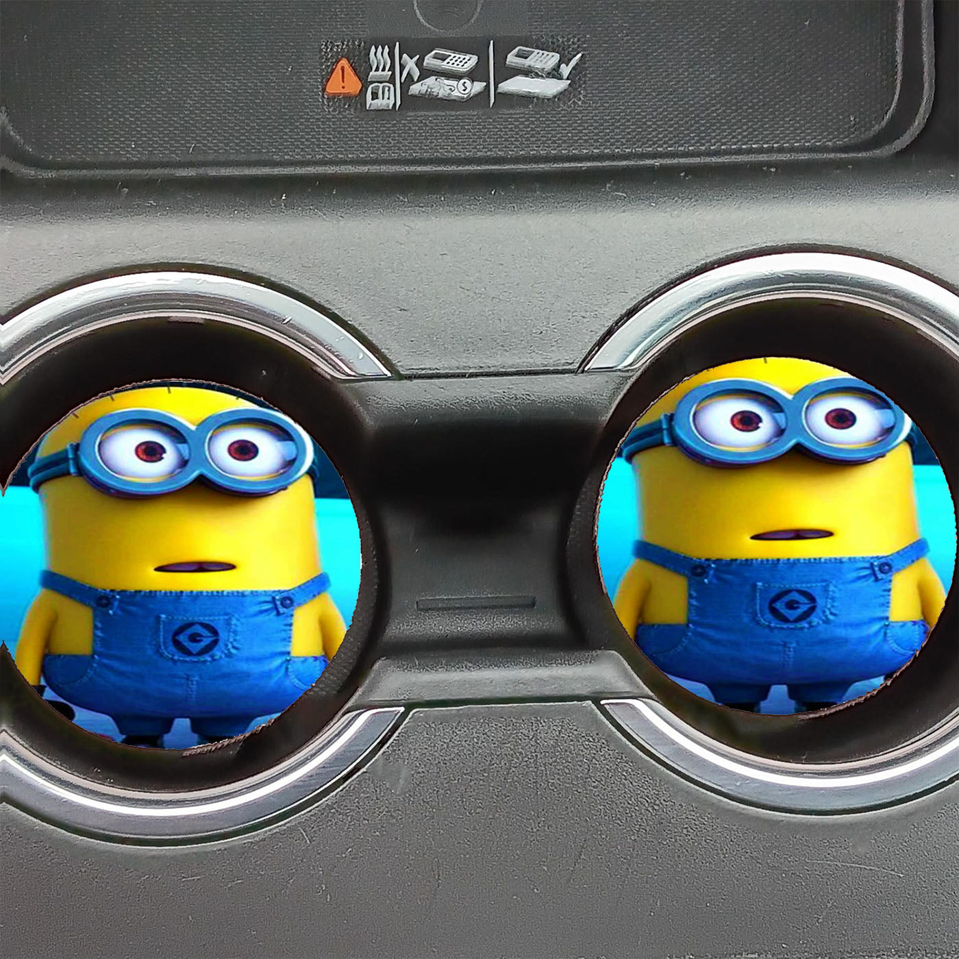 Minion Kevin Car Coasters