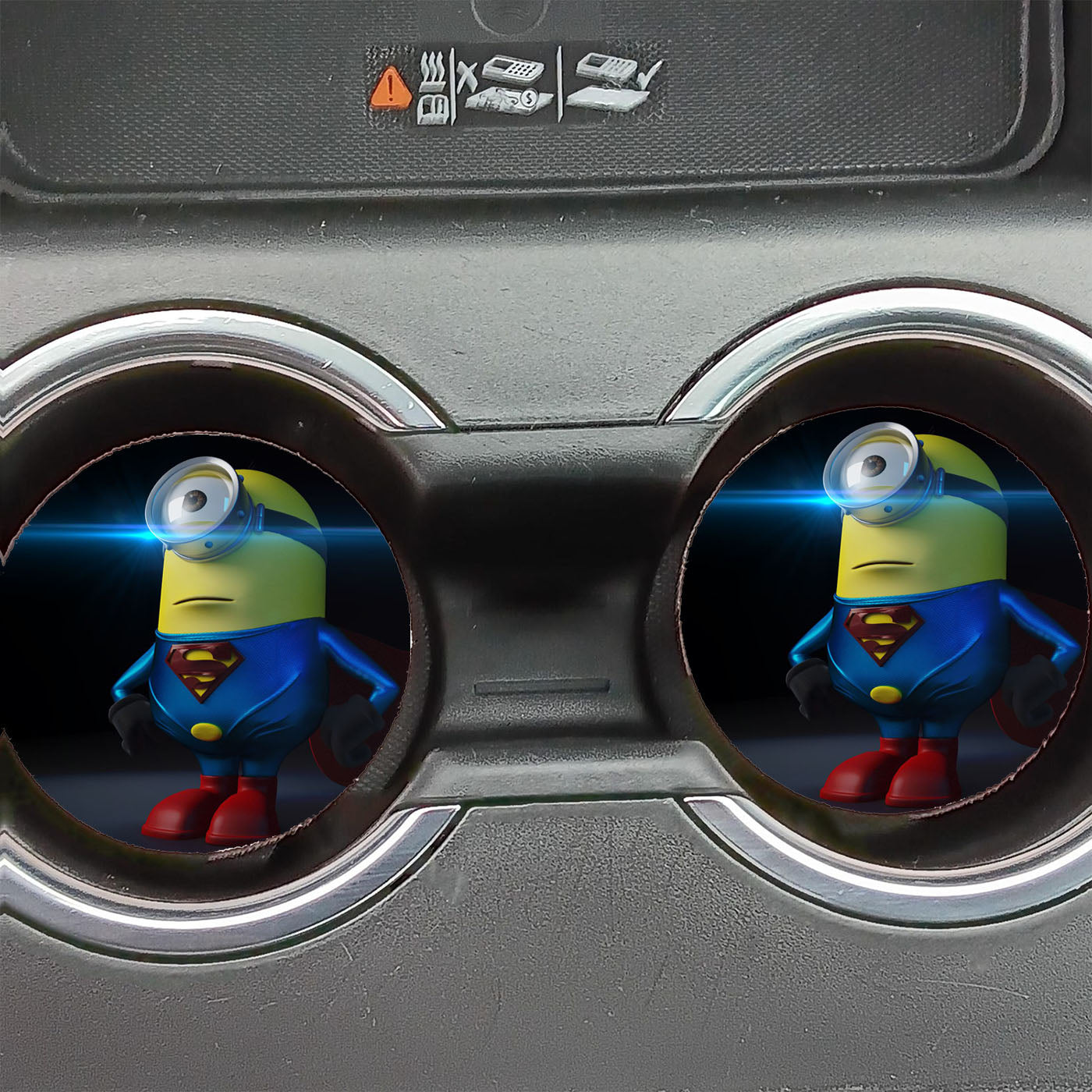 Minion Of Steel Car Coasters
