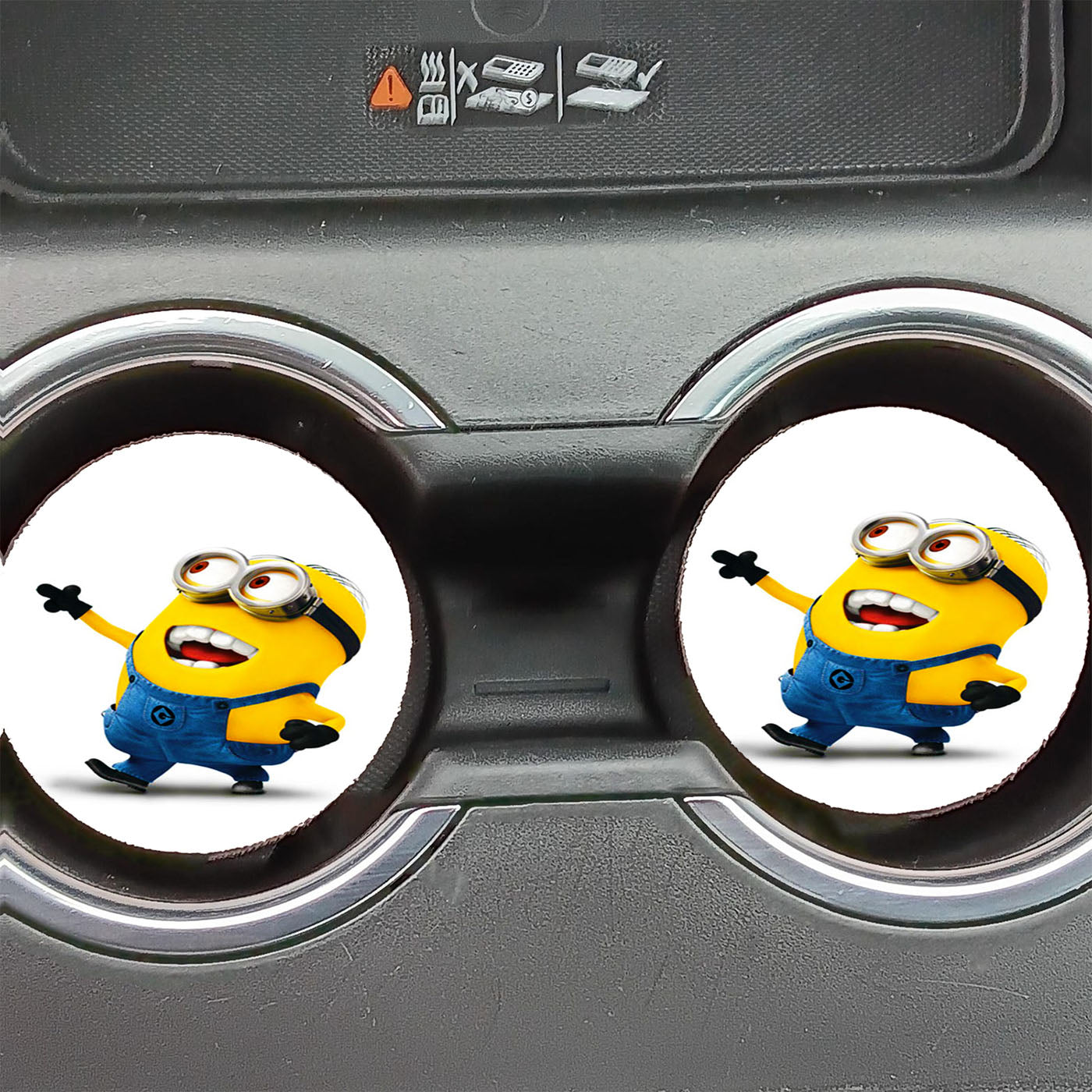 Minion Pose Car Coasters
