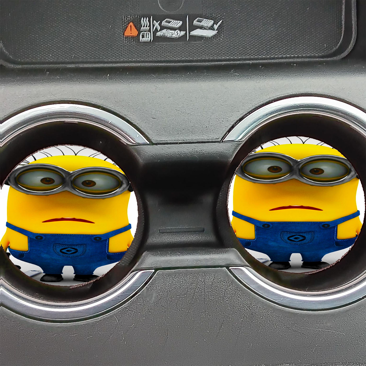 Minion Puzzled Car Coasters