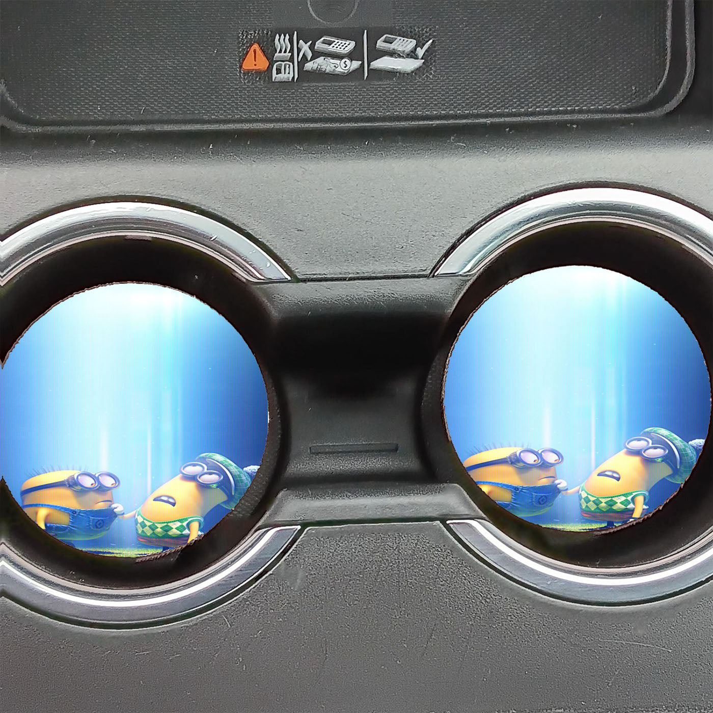 Minion Stuart And Kevin Car Coasters