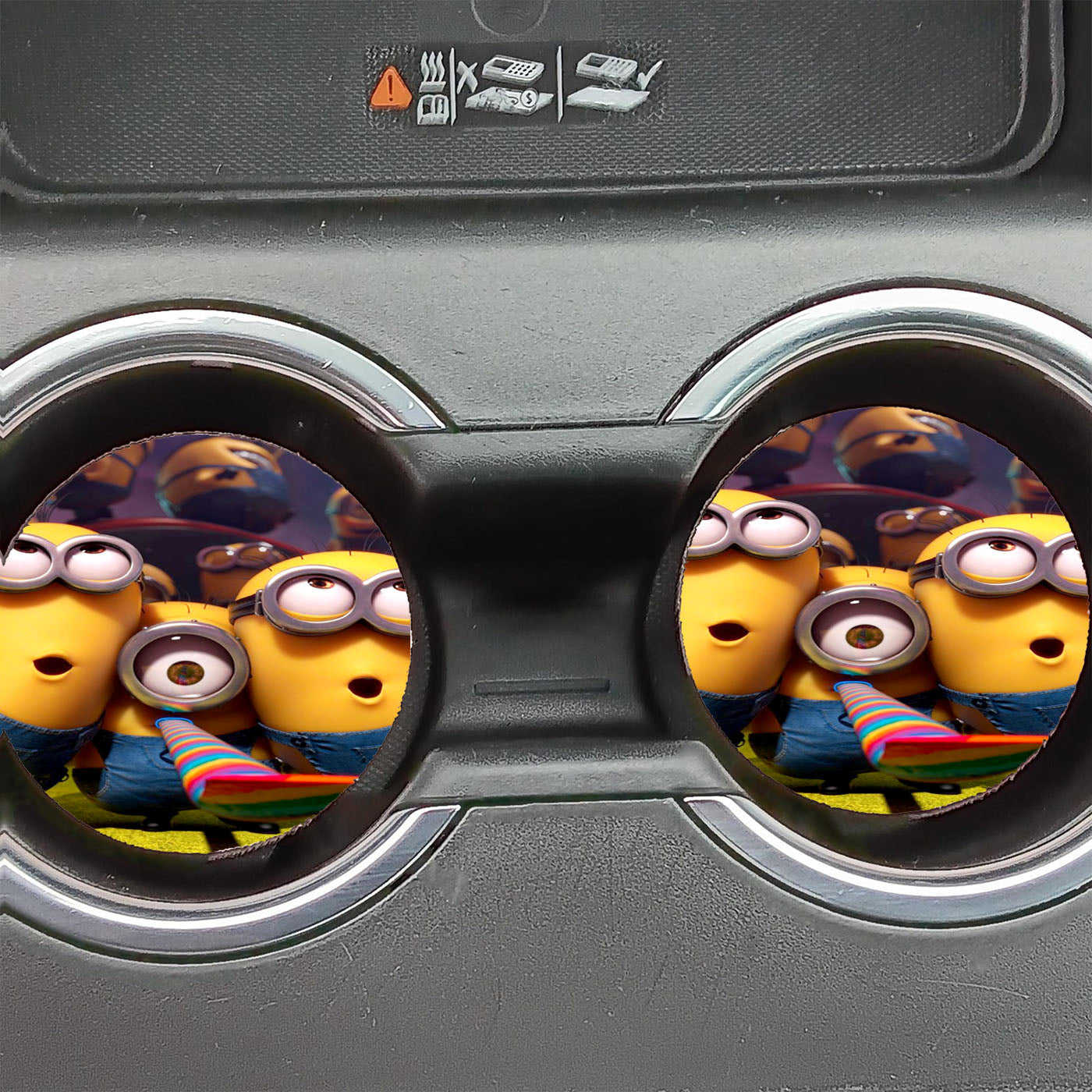 Minions Despicable Me In The Party Car Coasters