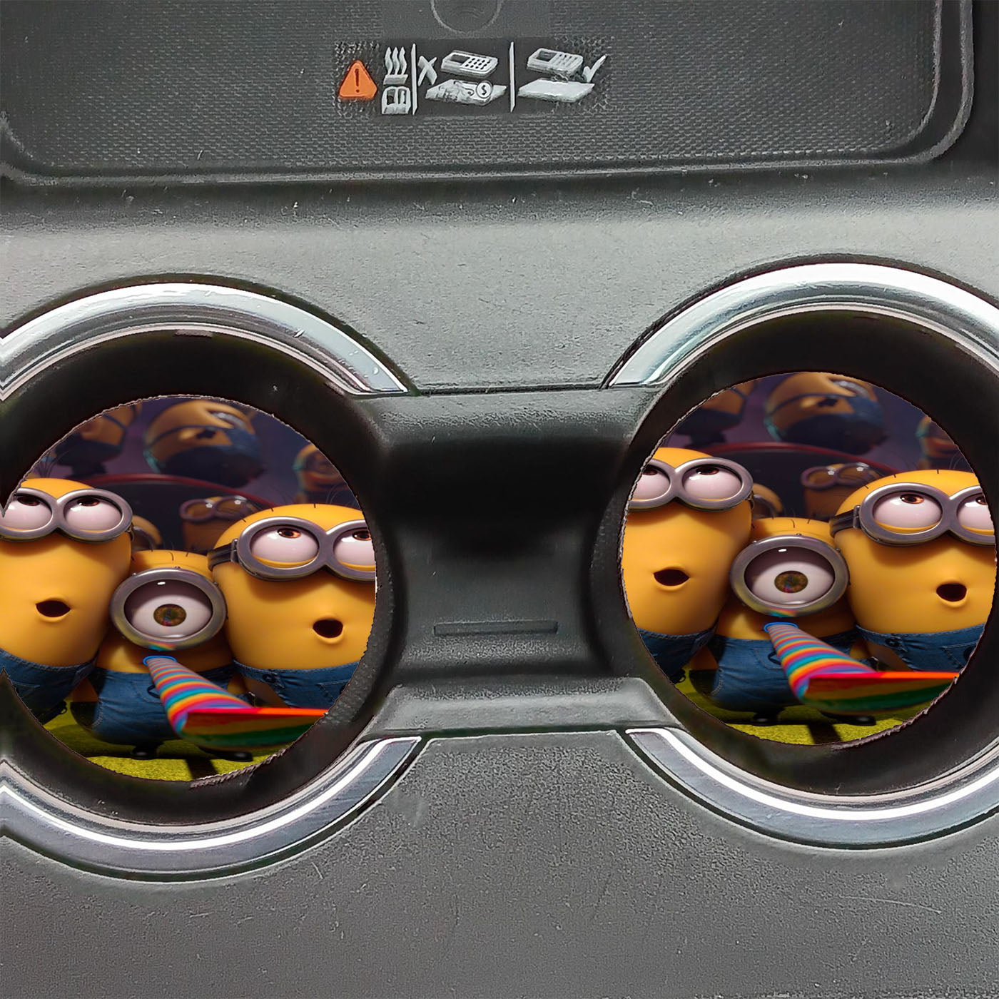 Minions Party Car Coasters