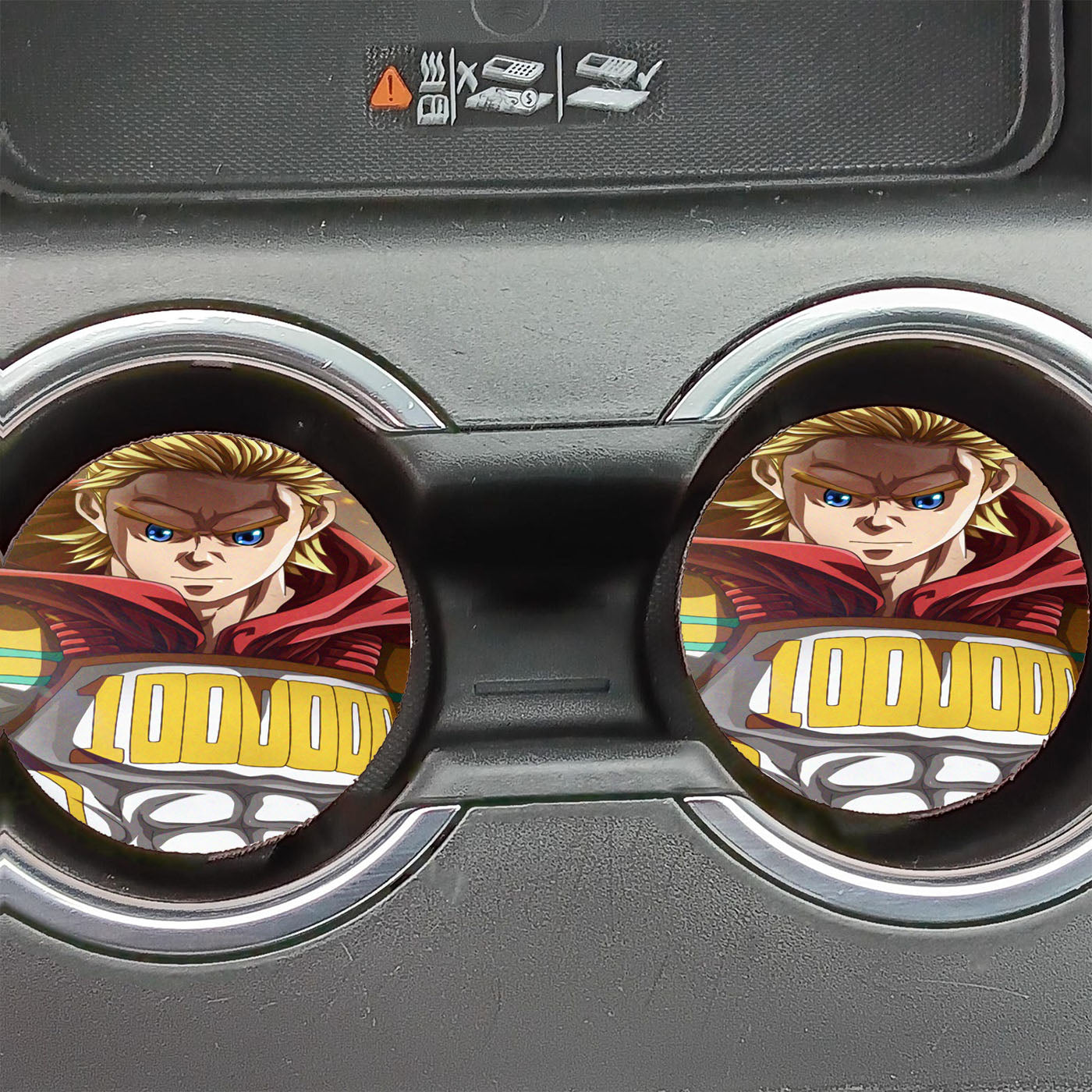 Mirio Togata My Hero Academia Car Coasters