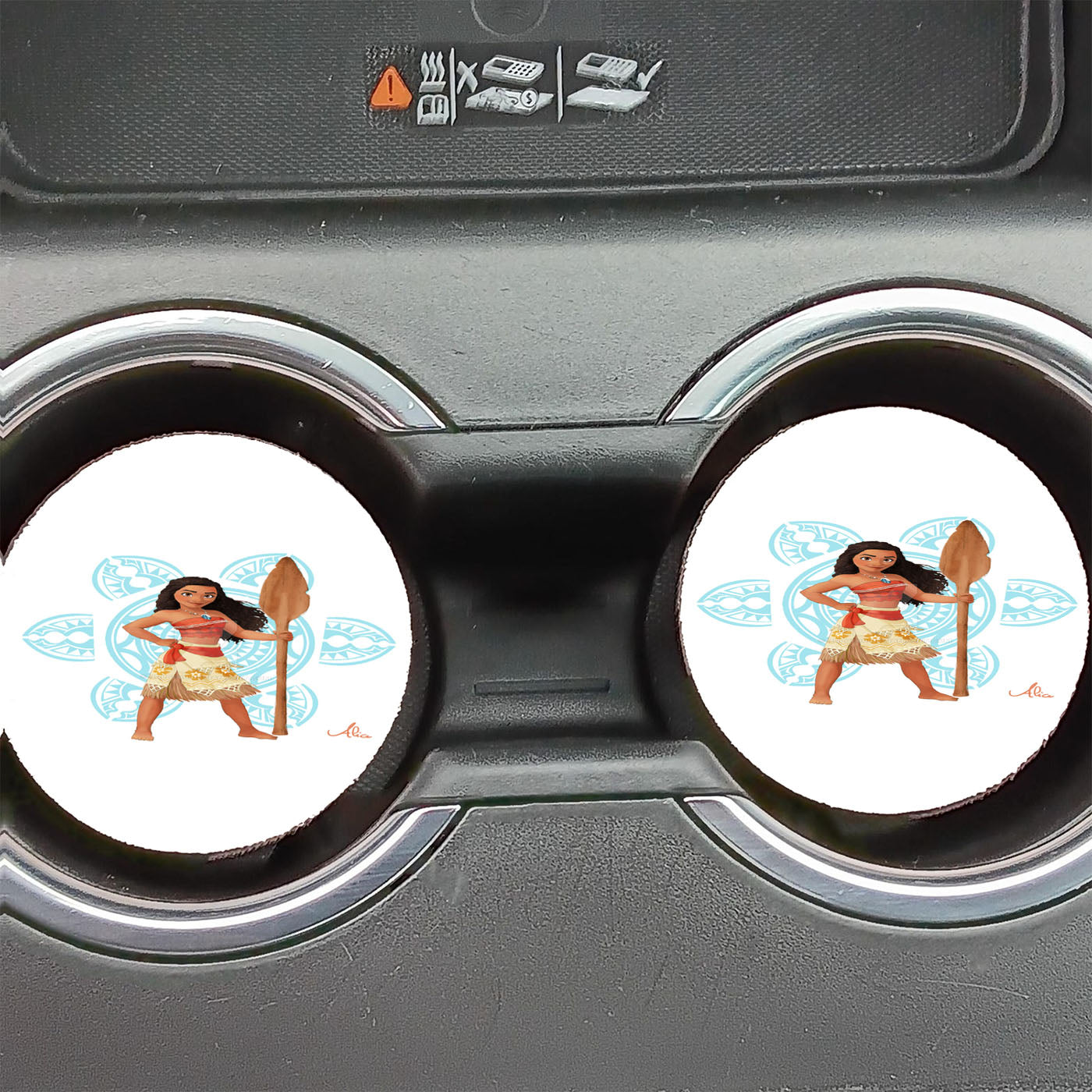 Moana Commission Car Coasters