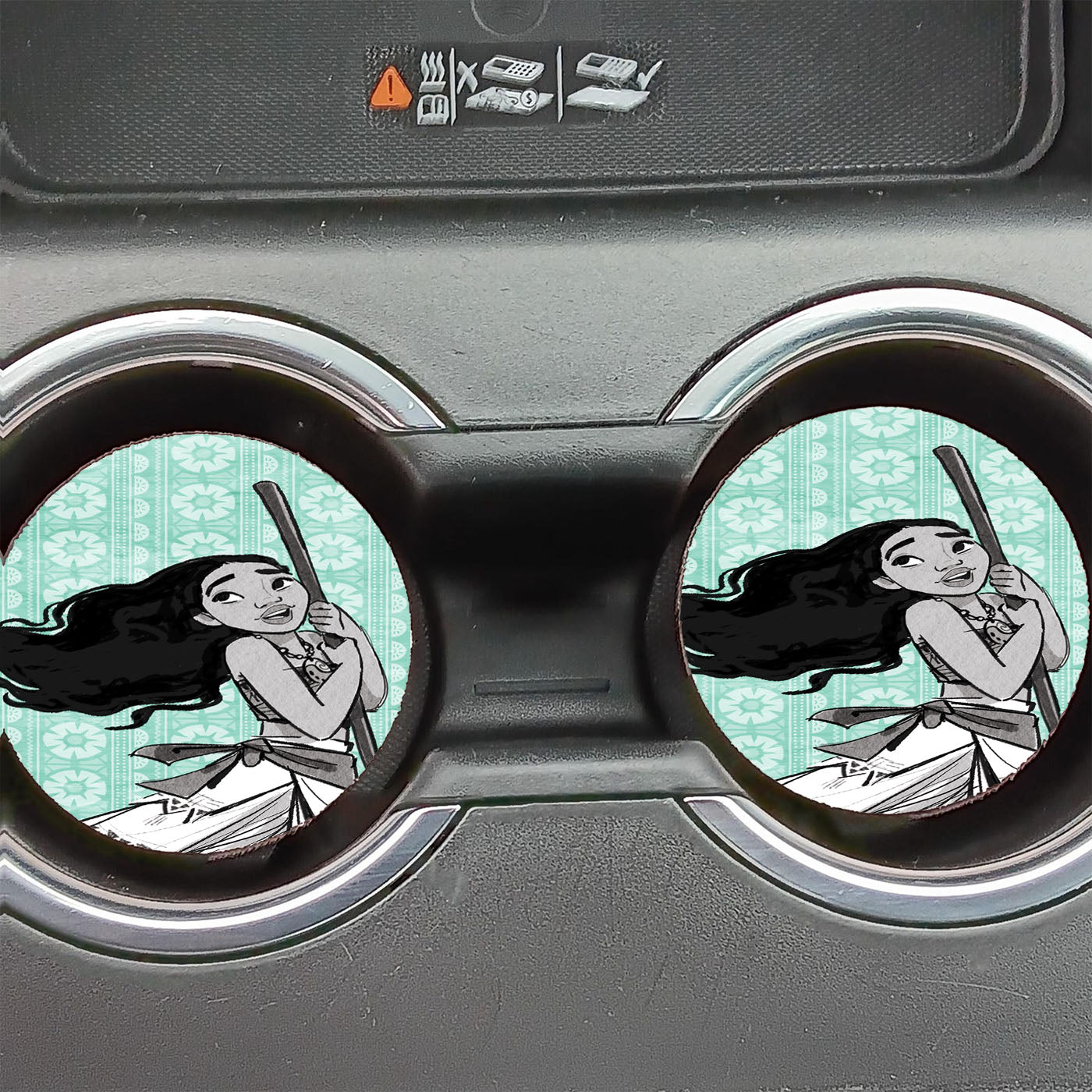 Moana Style Wallpapers Car Coasters