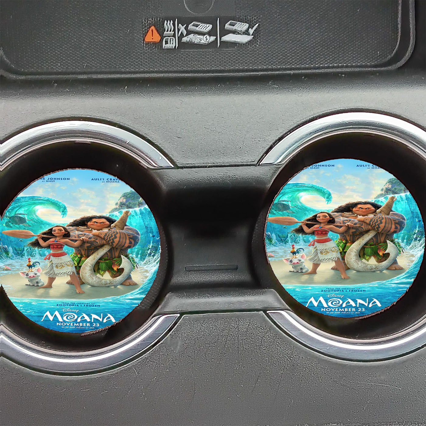 Moana Zootopia Car Coasters