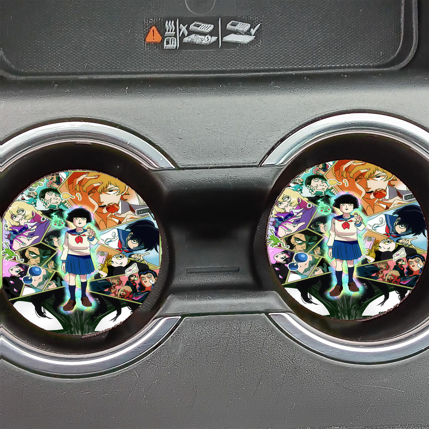 Mob Psycho 100 Power Car Coasters