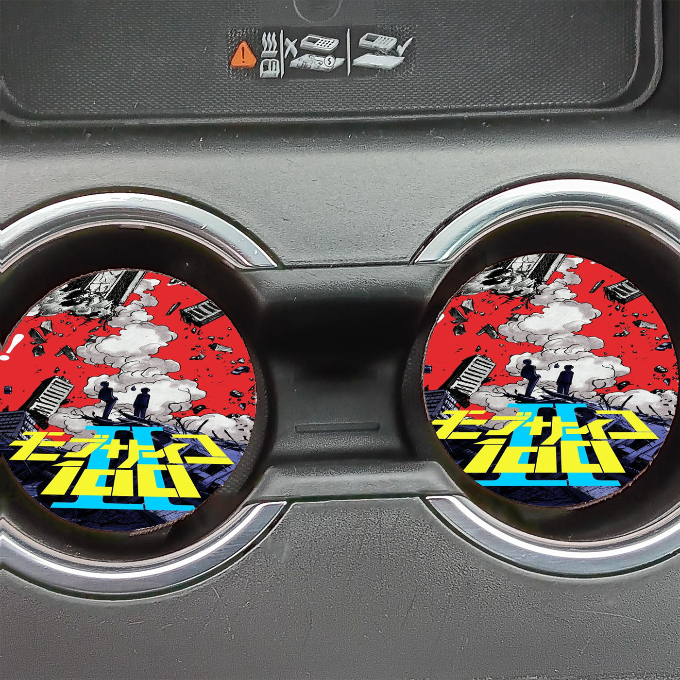 Mob Psycho 100 Season Two Car Coasters