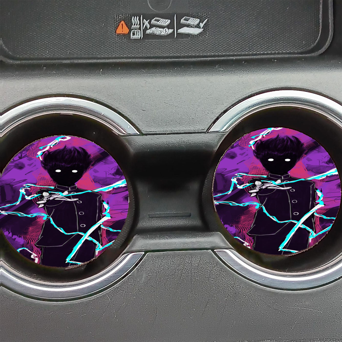 Mob Psycho 100 Shigeo Angry Car Coasters