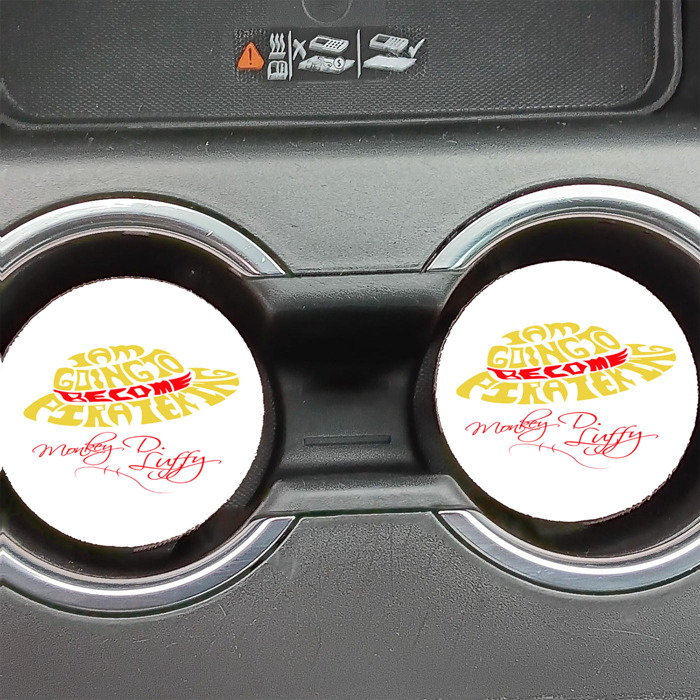 Monkey D Luffy Become Pirate King Car Coasters
