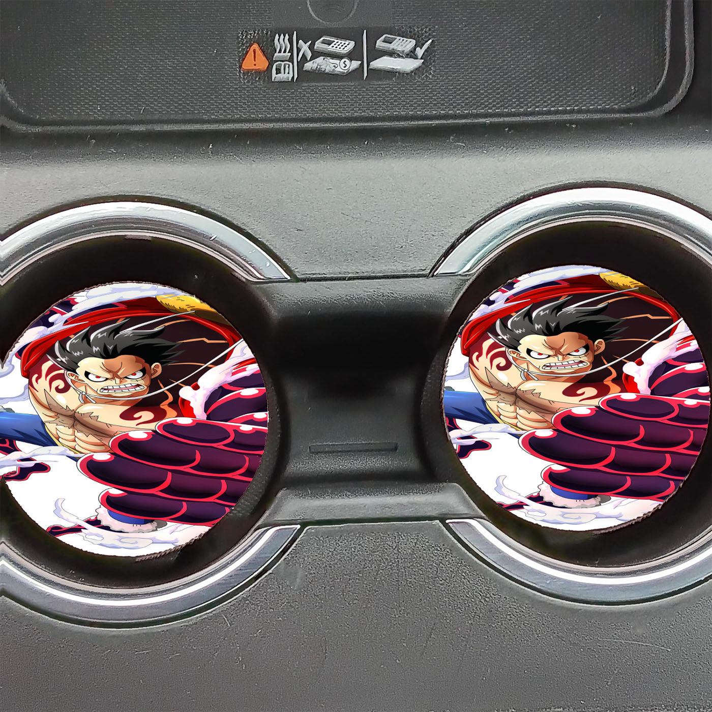 Monkey D Luffy One Piece 1 Car Coasters