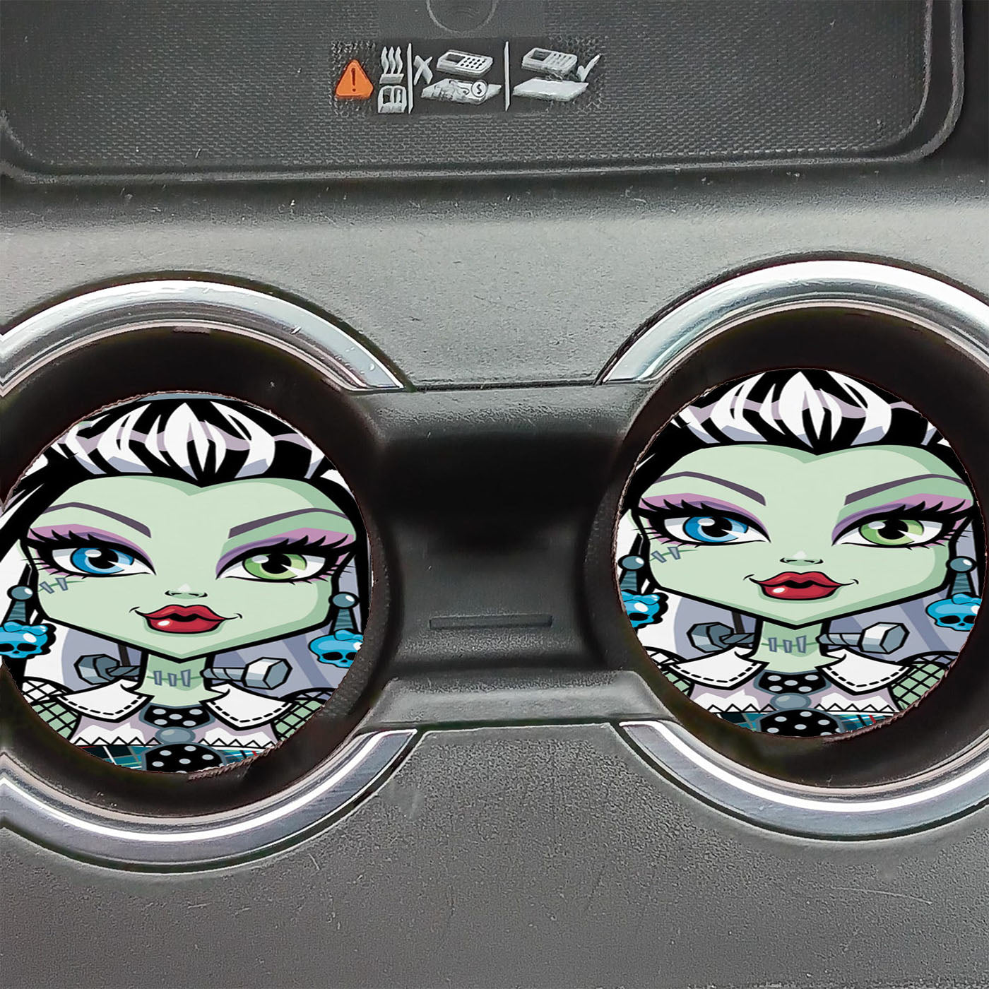 Monster High Frankie Stein Doll Car Coasters