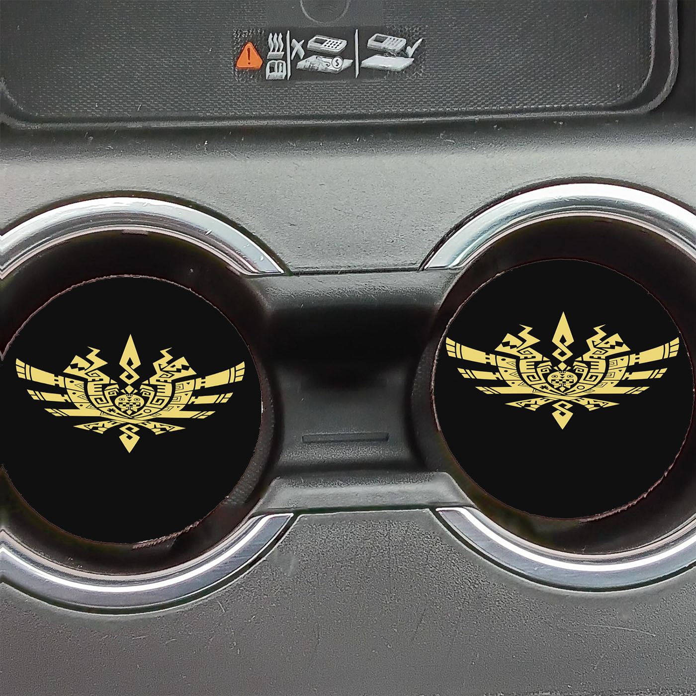 Monster Hunter 4 Logo Car Coasters