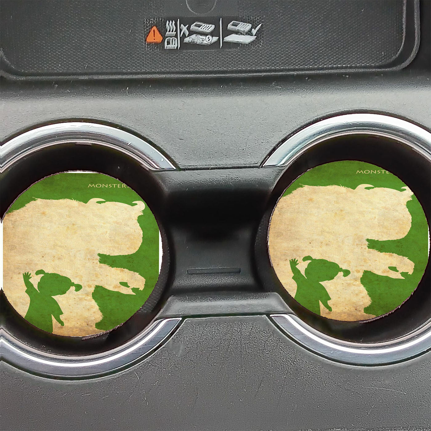 Monster Inc Child Car Coasters