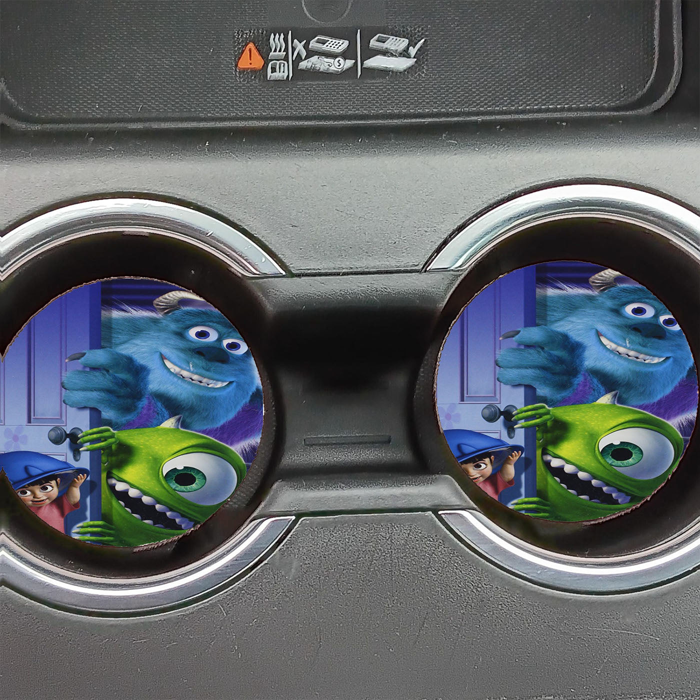 Monster Inc Cover Car Coasters