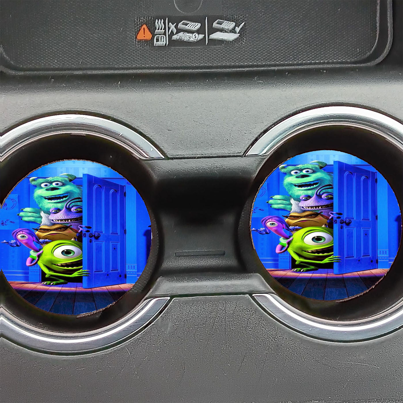 Monster Inc Door Car Coasters