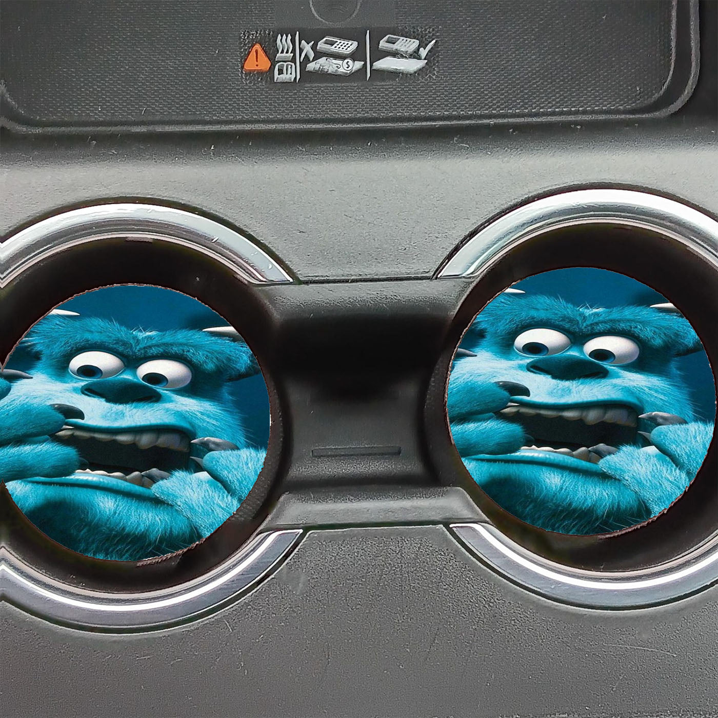 Monster Inc James P Sullivan Scared Car Coasters