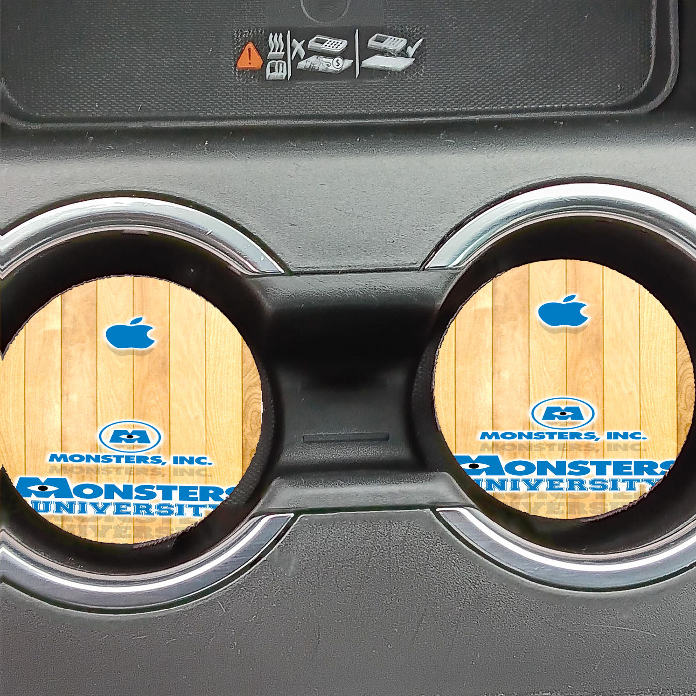 Monster Inc Logo Car Coasters