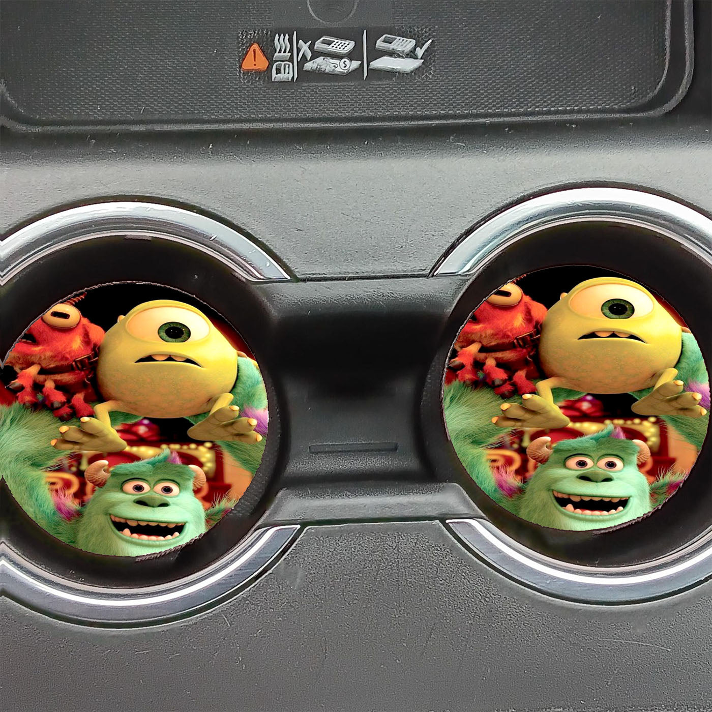 Monster Universal Dolls Christmas Car Coasters
