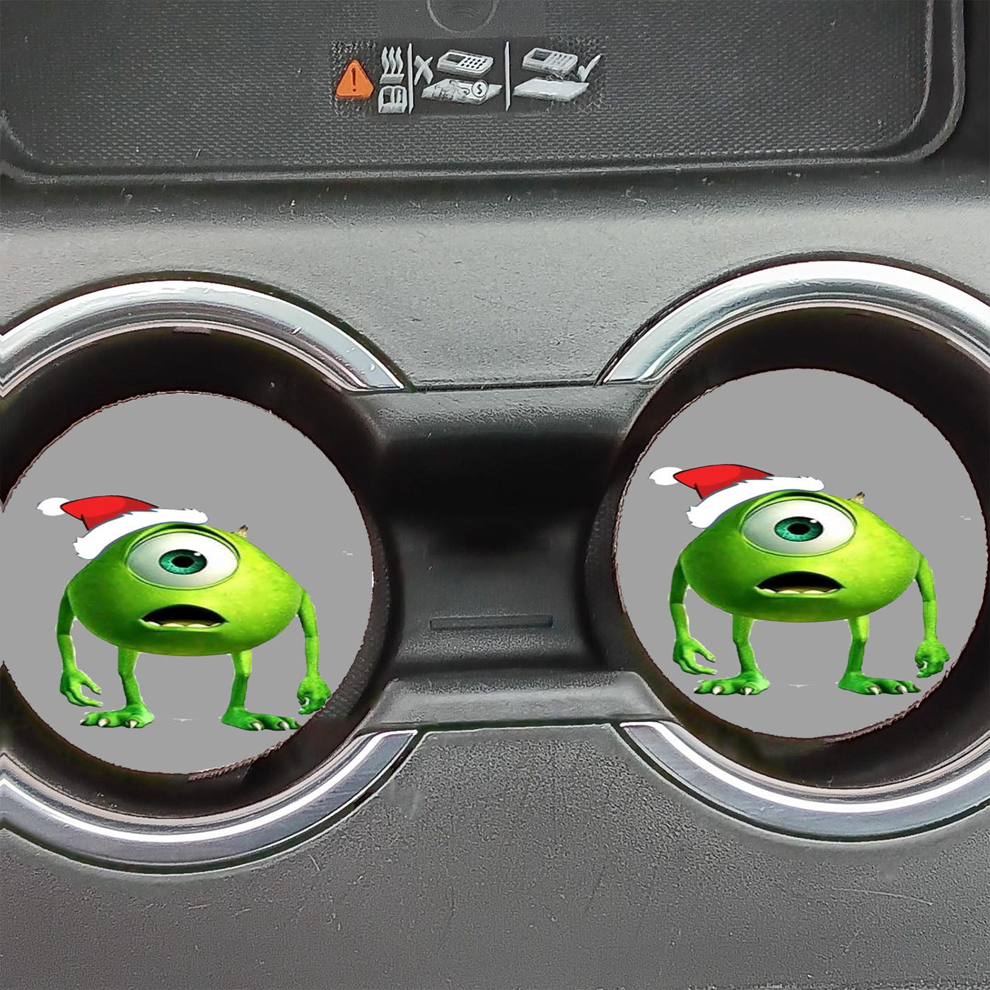 Monster Universe Funny Christmas Car Coasters