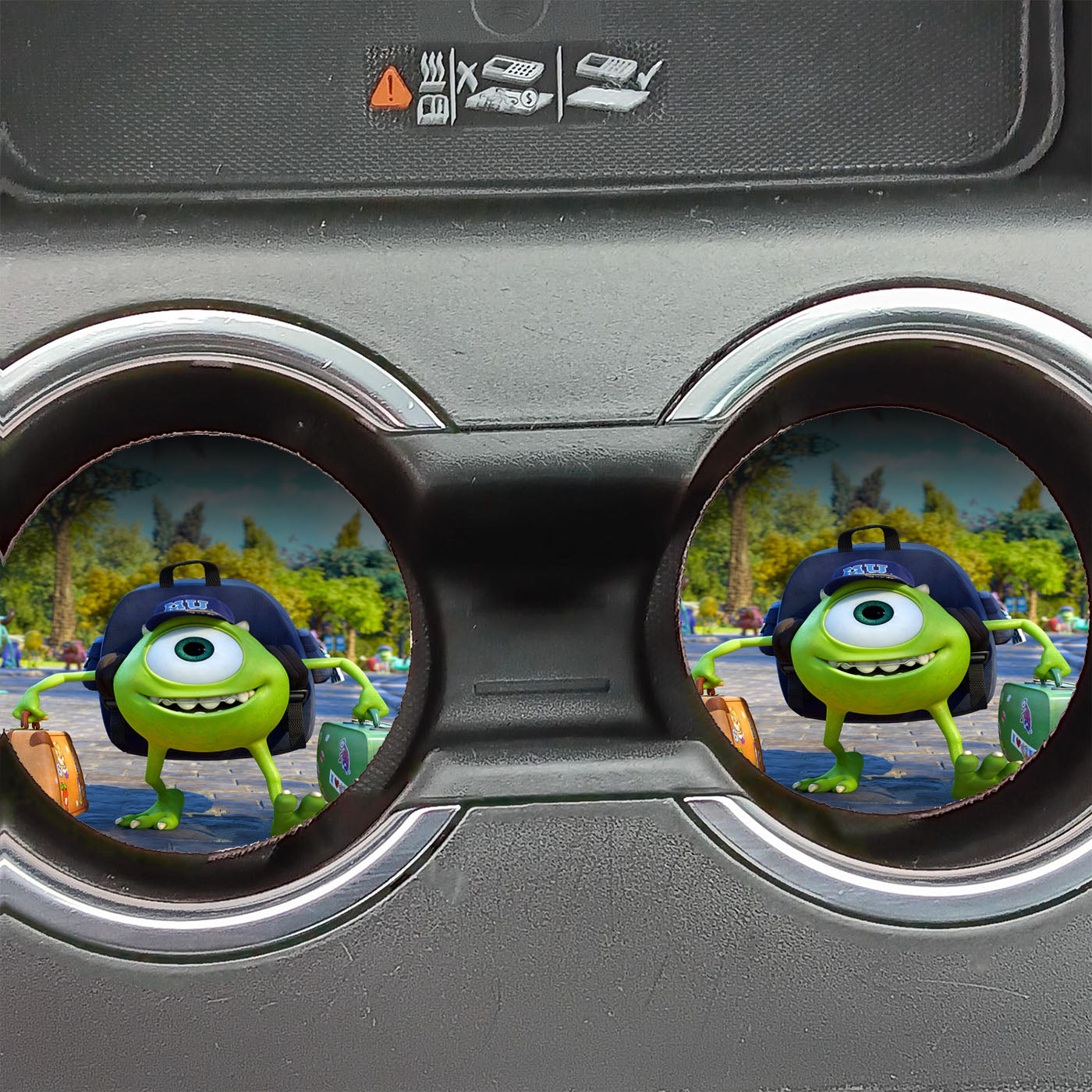 Monsters Univ Car Coasters