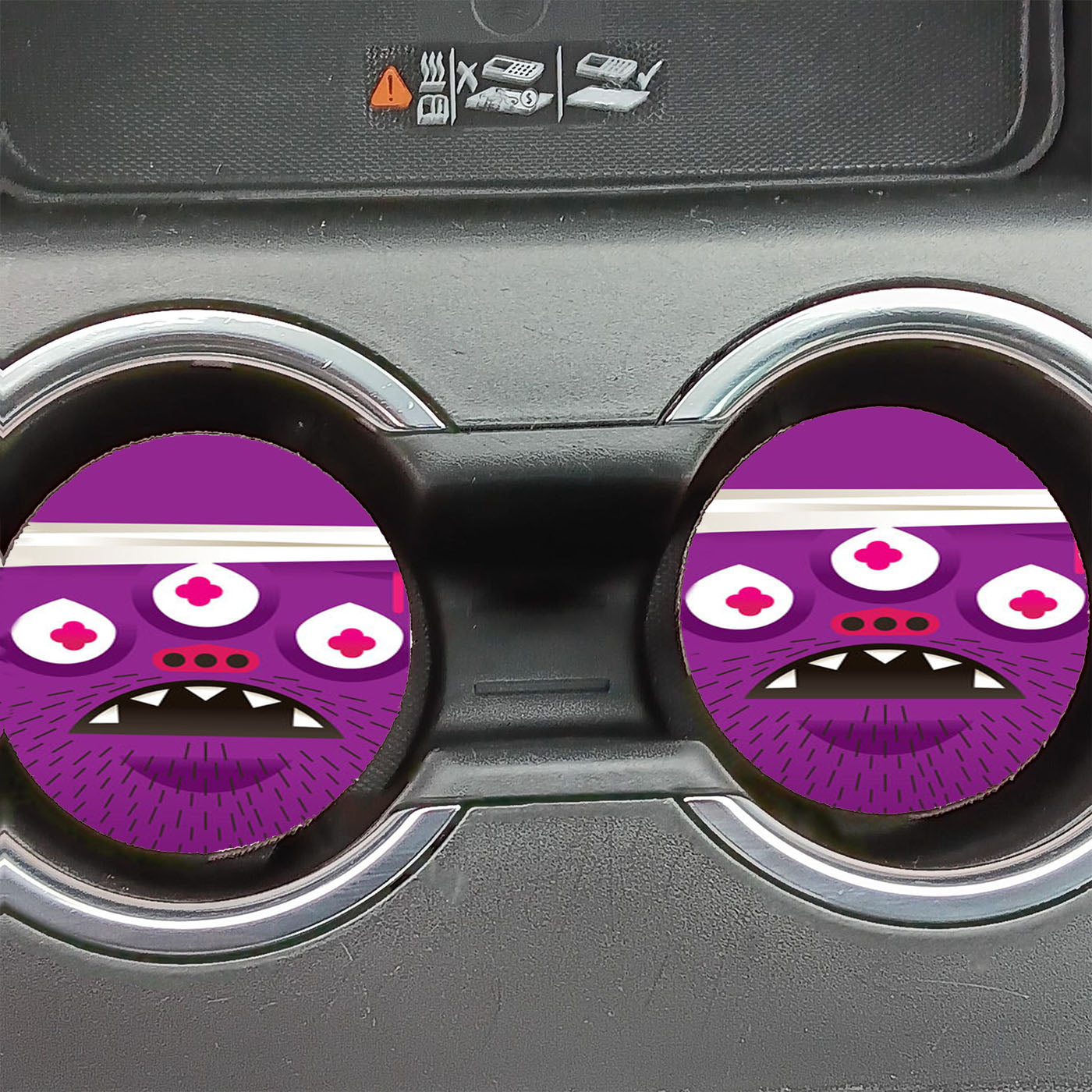 Monstertotem Car Coasters