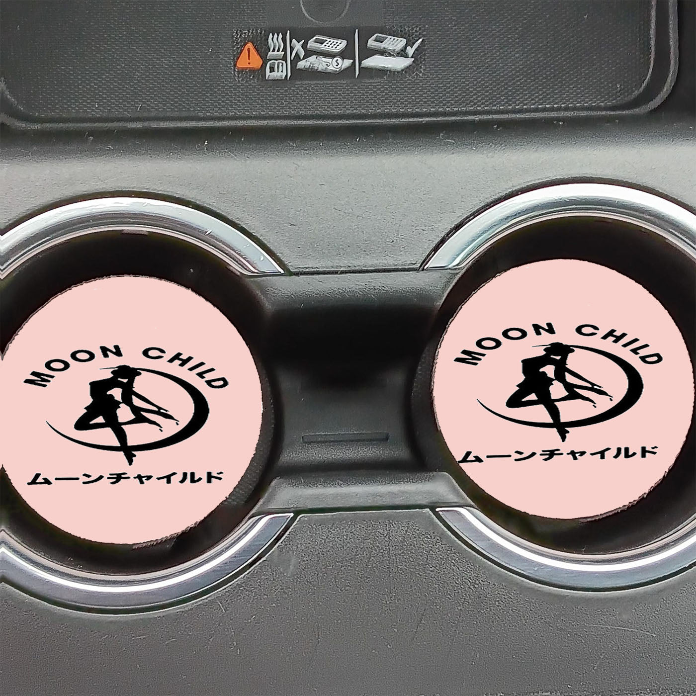 Moon Child Sailor Moon Harajuku Pink Car Coasters