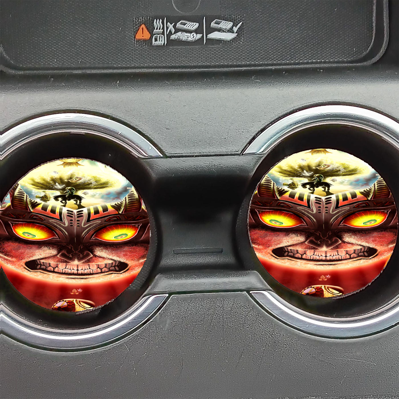 Moon Fall Majora Mask Zelda Tm00 Car Coasters