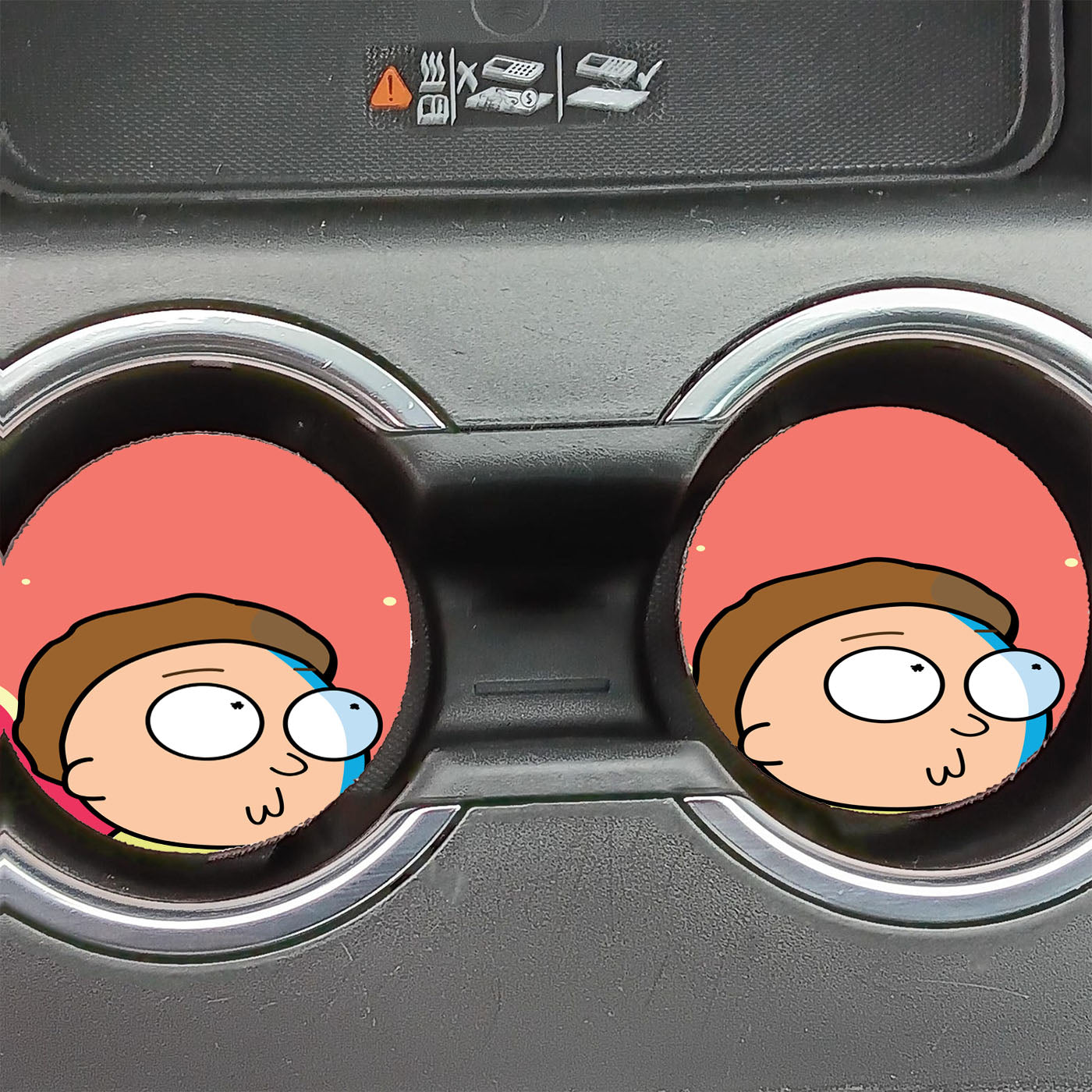 Morty Car Coasters