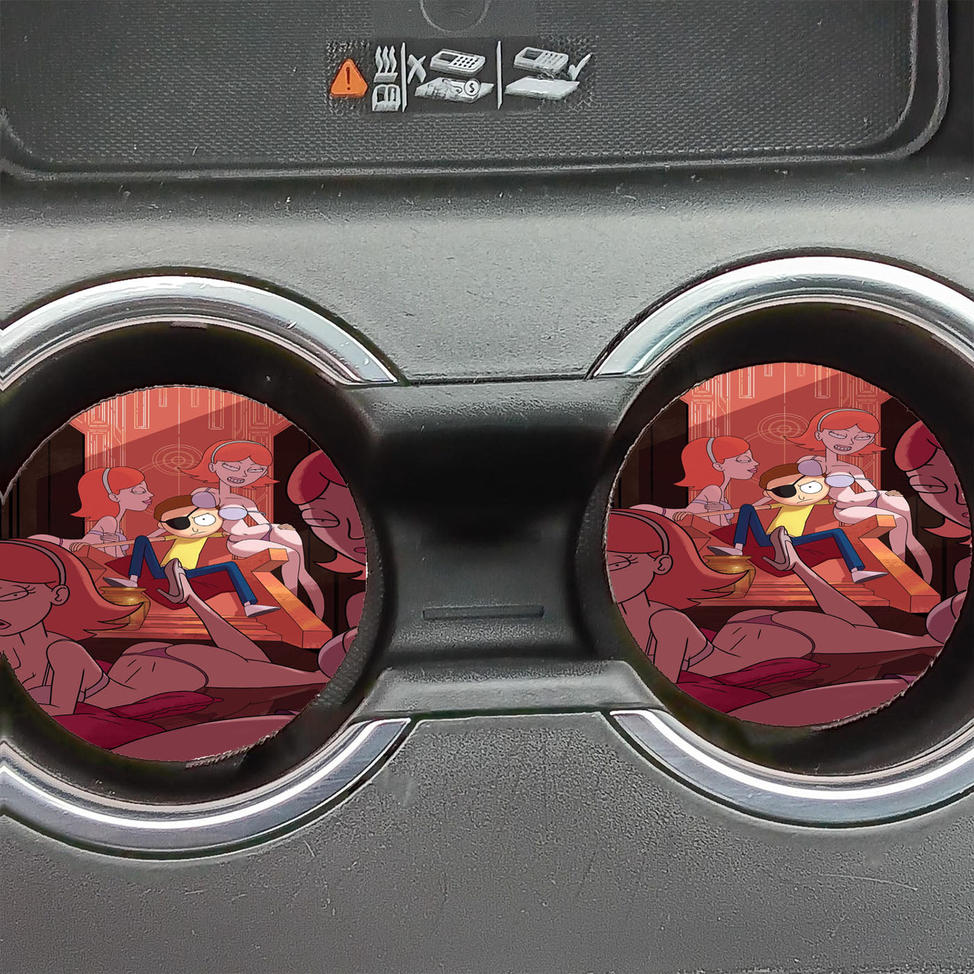 Morty Smith Car Coasters