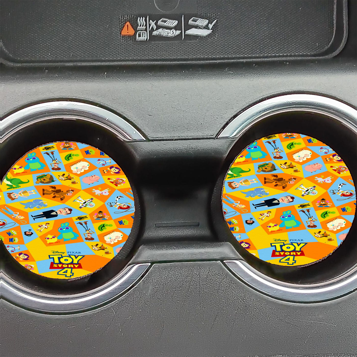 Mosaic Character Toy Story 4 Car Coasters
